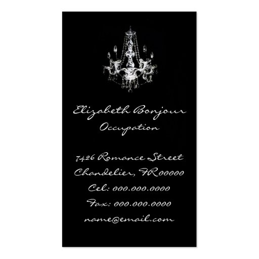 Opening Doors ~ Business Card (back side)