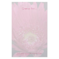 Opening Gerbera Scripture Stationery