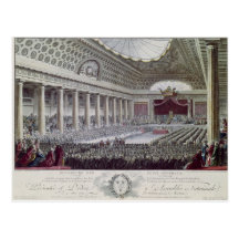 Opening of the Estates General at Versailles Postcard