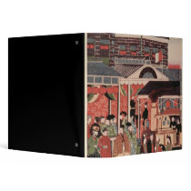Opening of the First Railway in Japan Binders