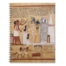 Opening of the Mouth Ceremony Book of the Dead Spiral Notebook