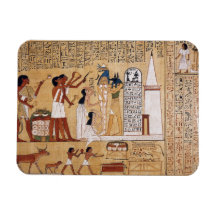 Opening of the Mouth Ceremony Book of the Dead Rectangular Magnet