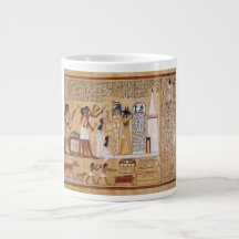 Opening of the Mouth Ceremony Book of the Dead Extra Large Mugs