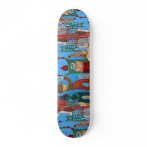 Opening Sky Skate Board skateboards by catjoy Opening Sky Skate Board skateboards