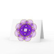 "Opening the Crown Chakra" Note Card
