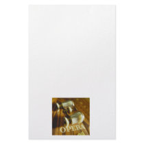 Opera Binoculars Customized Stationery