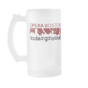 Opera Boston Underground Frosted Glass Mug mug
