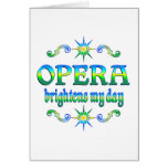 Opera Brightens Greeting Card