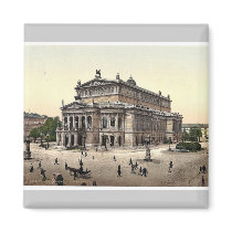 Opera House, Frankfort on Main (i.e. Frankfurt am Fridge Magnet