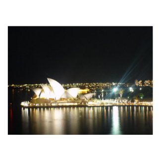 opera house night print
