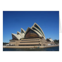 opera house sydney greeting card