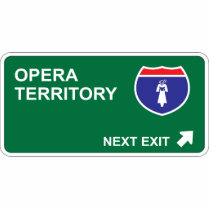 Opera Next Exit photo sculptures