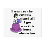 Opera Obsession Post Card