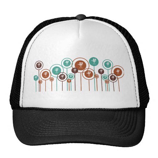 Operating a Camera Daisies Mesh Hat