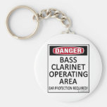Operating Area Bass Clarinet Keychain