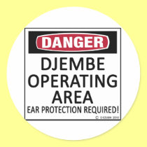 Operating Area Djembe stickers