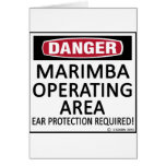 Operating Area Marimba Greeting Cards