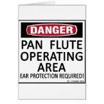 Operating Area Pan Flute Greeting Cards