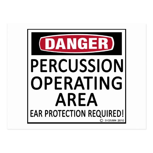 Operating Area Percussion Post Card