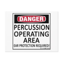 Operating Area Percussion Post Card
