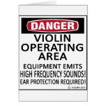 Operating Area Violin Card