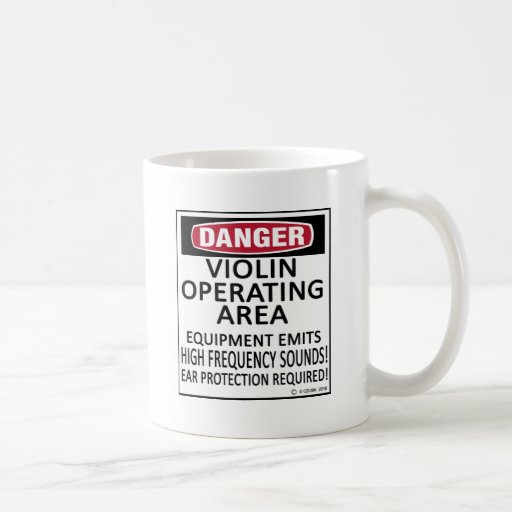Operating Area Violin Coffee Mug