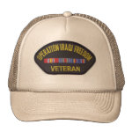 OPERATION IRAQ FREEDOM MESH HAT OPERATION IRAQ FREEDOM MESH HAT