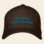 Operation Iraqi Freedom embroidered hats