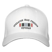 Operation Iraqi Freedom Veteran Embroidered Hats