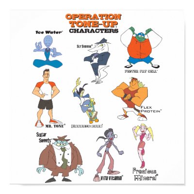 Operation Tone-Up Character Sheet Print by tonelamka