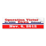 Operation Victory Dawn Bumper Stickers