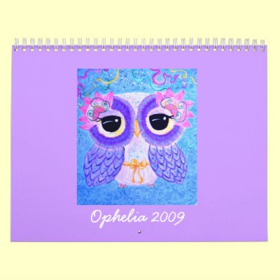Ophelia 2009 wall calendars by udonchow