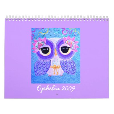 Ophelia 2009 wall calendars by udonchow