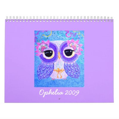 Ophelia 2009 (Non-US) Wall Calendars by udonchow