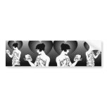 Ophelia and Yorick Bumper Sticker