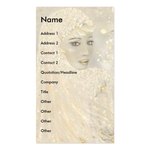 Ophelia! Business Card Templates (front side)