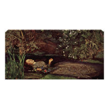 Ophelia By Millais, John Everett (Best Quality) Photo Card