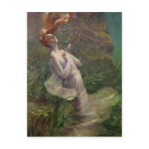 Ophelia Drowning, 1895 Postcards