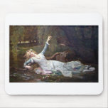 Ophelia, drowning mousepads