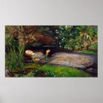 Ophelia Painting, John Everett Millais Posters