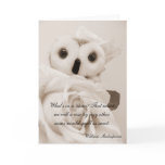 Ophelia - The Romantic Owl Greeting Cards