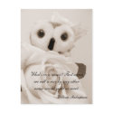 Ophelia - The Romantic Owl postcards