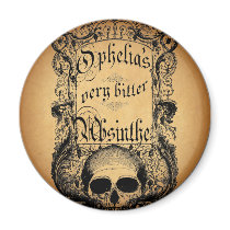 Ophelia's Very Bitter Absinthe Refrigerator Magnets