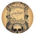 Ophelia's Very Bitter Absinthe stickers