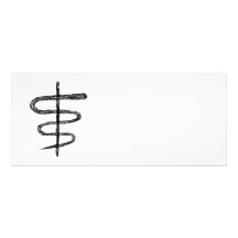 Ophiuchus. Astrological Zodiac Sign. Black. Invite