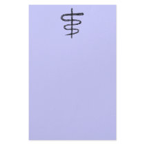 Ophiuchus. Astrological Zodiac Sign. Black. Personalized Stationery