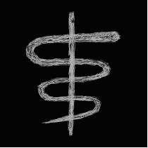 Ophiuchus. Zodiac Sign in Gray. Photo Sculpture