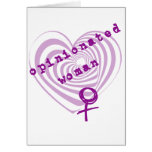 Opinionated Woman Card
