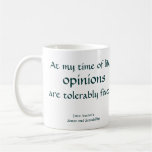 Opinions Coffee Mugs