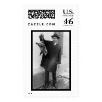 Opossum Dinner Tonight 1924 postage by lc_vintagephotos Opossum Dinner Tonight 1924 postage